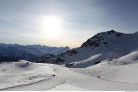 Photo Texture of Background Snowy Mountains